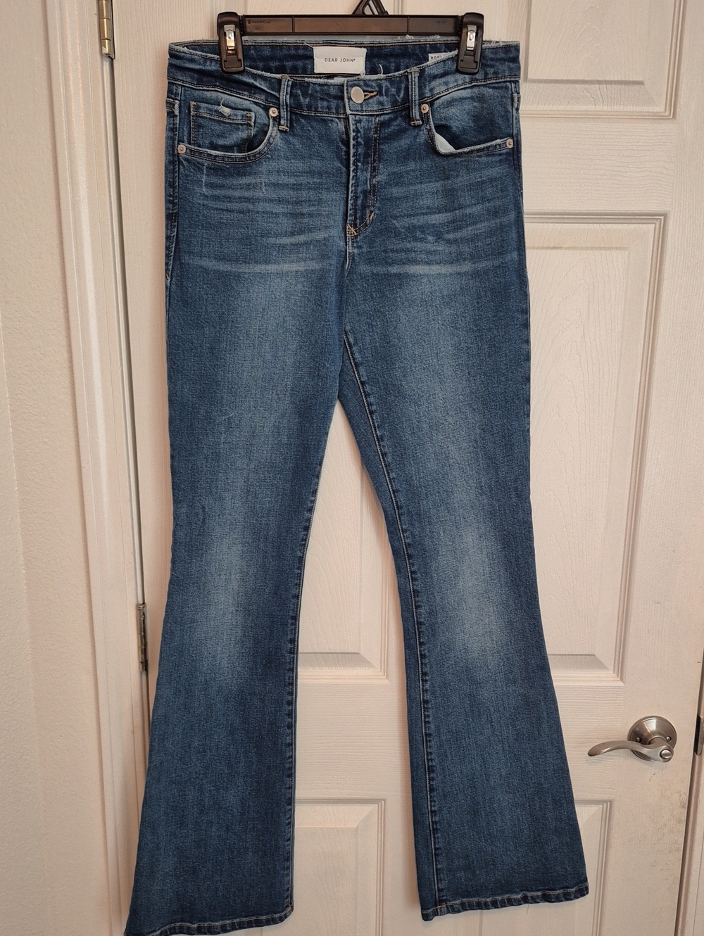 Dear John Medium Wash Rosa Flare Jeans
